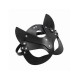 Mascara  antifaz ecocuero gata con tachas