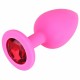 Plug  Anal  Silicona  con  Joya 